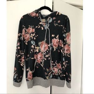 Floral hoodie